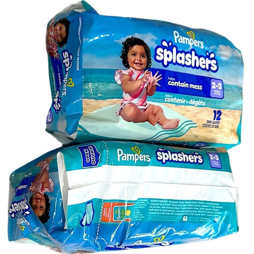 Pampers Splashers Swim Diapers - Blue